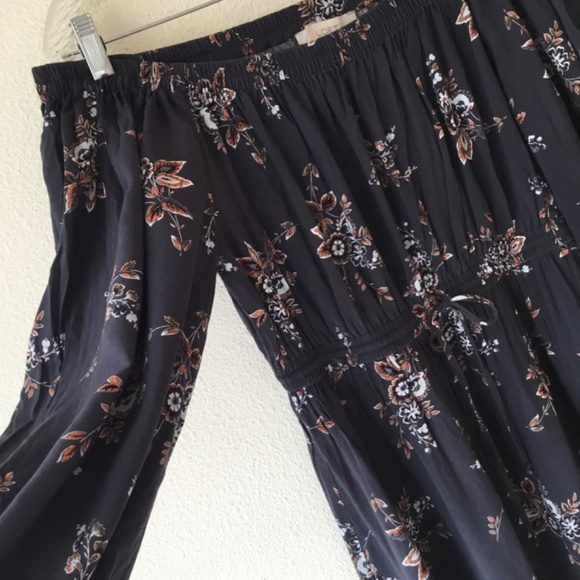 Loft Boho Peasant Dress Size Medium - Picture 4 of 12